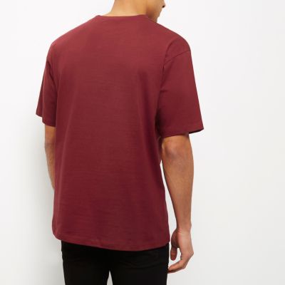 Red Jaded London embroidered T-shirt
